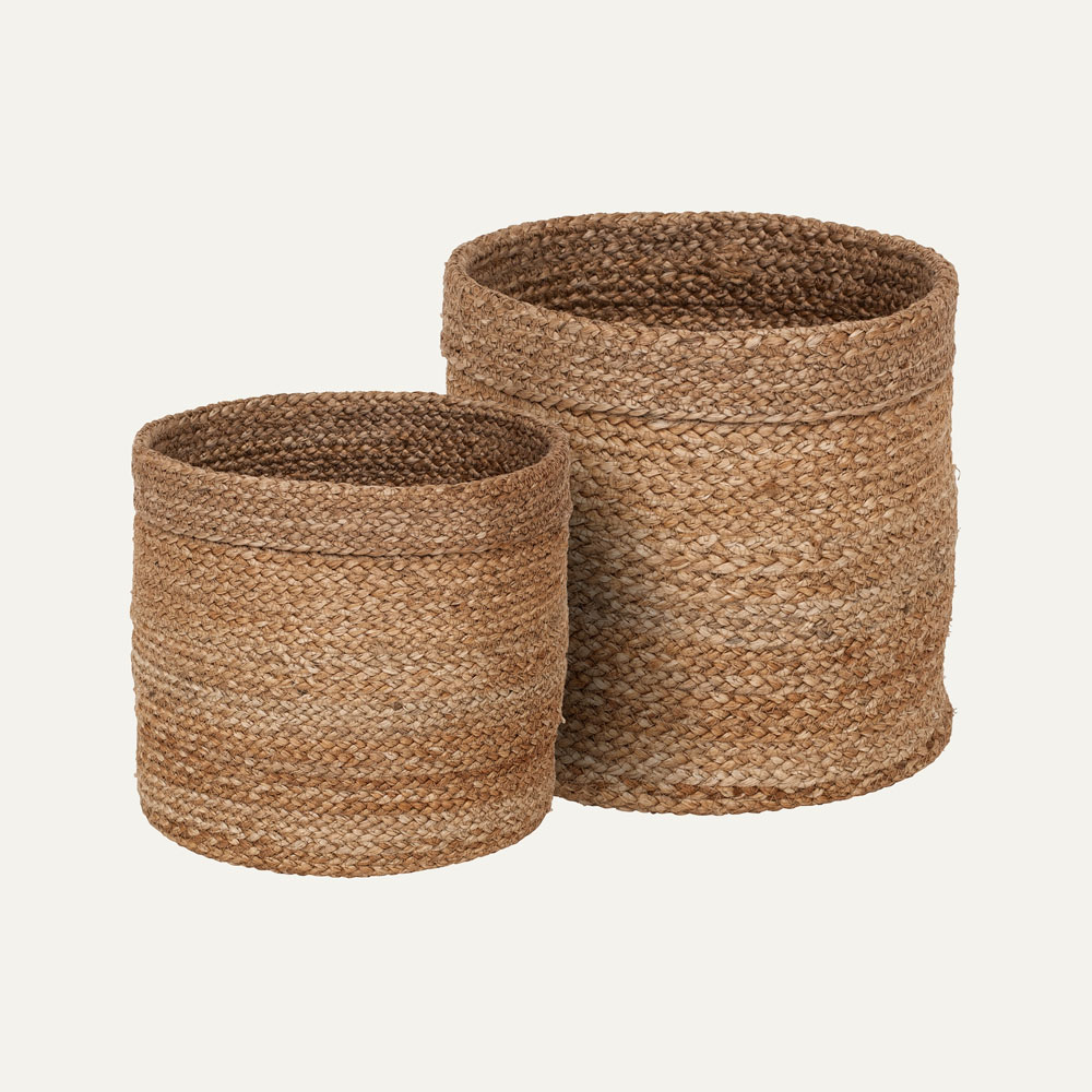 BASKET CYLINDER ELIN NATURAL - Pergamos